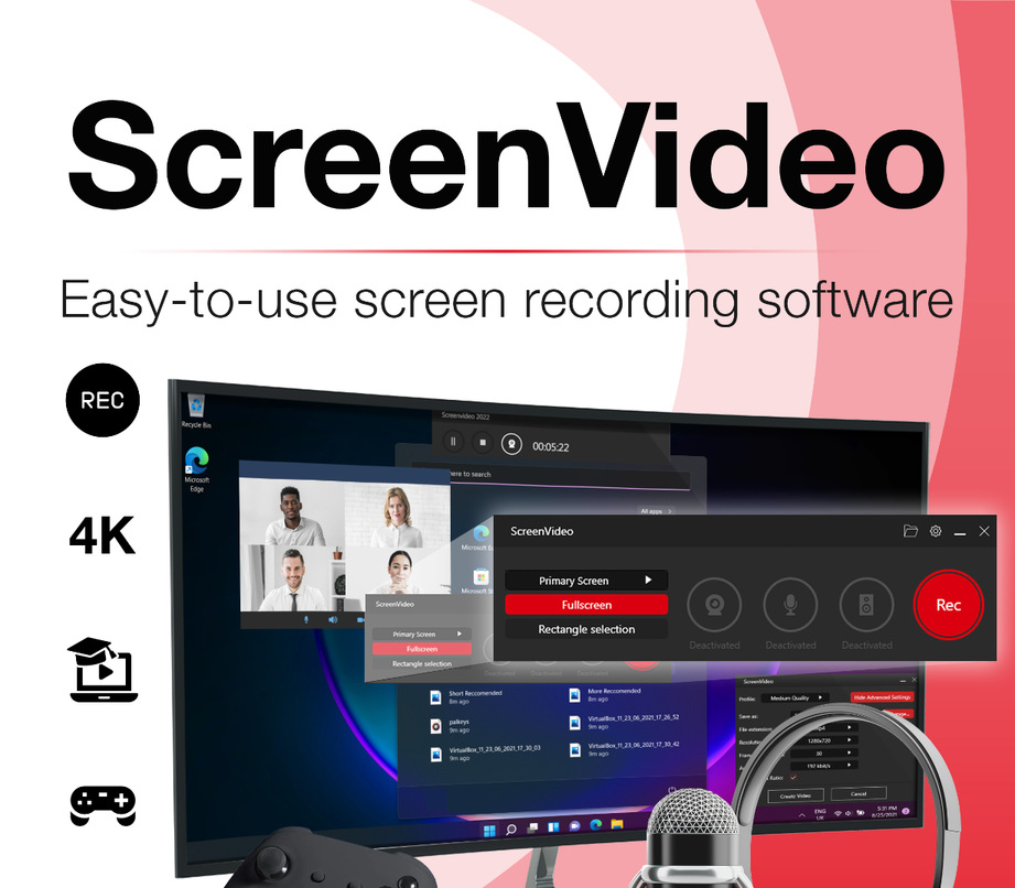 Abelssoft ScreenVideo <span dir="ltr" class="cl-ltr">Abelssoft ScreenVideo</span> - تصویر 1