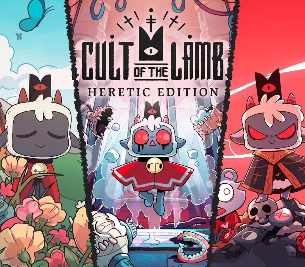 Cult of the Lamb Heretic Edition EU XBOX One / <span dir="ltr" class="cl-ltr">Cult of the Lamb Heretic Edition EU XBOX One /</span> - تصویر 1