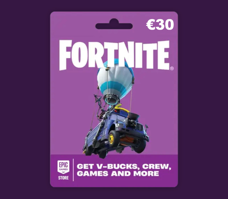 Fortnite EUR 30 PC Epic Games Gift Card DE <span dir="ltr" class="cl-ltr">Fortnite EUR 30 PC Epic Games Gift Card FR</span> - تصویر 1