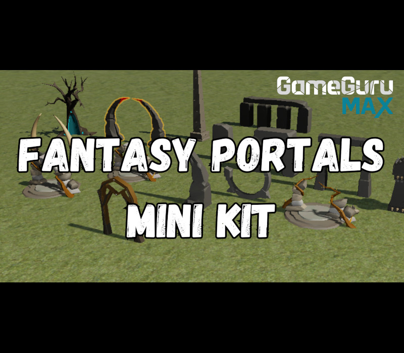GameGuru MAX - Low Poly Mini Kit: Fantasy Portals DLC <span dir="ltr" class="cl-ltr">GameGuru MAX - Low Poly Mini Kit: Fantasy Portals DLC</span> - تصویر 1