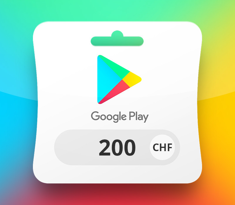 Google Play CHF 200 Gift Card CH <span dir="ltr" class="cl-ltr">Google Play CHF 200 Gift Card CH</span> - تصویر 1