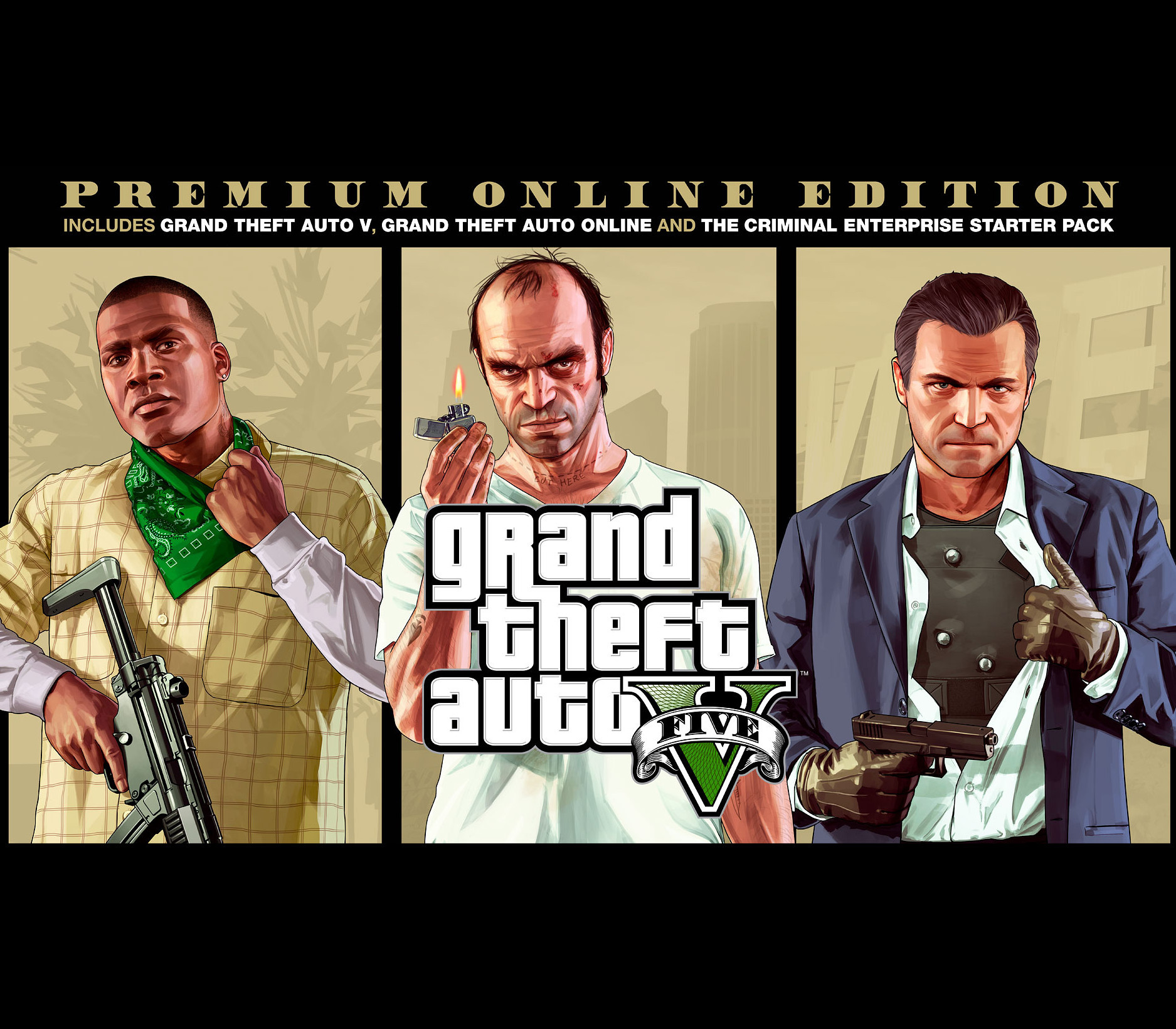Grand Theft Auto V: Premium Online Edition <span dir="ltr" class="cl-ltr">Grand Theft Auto V: Premium Online Edition RoW</span> - تصویر 1