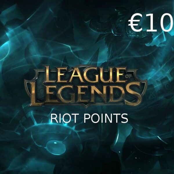 <span dir="ltr" class="cl-ltr">League of Legends 10 EUR Prepaid RP Card EUW</span>