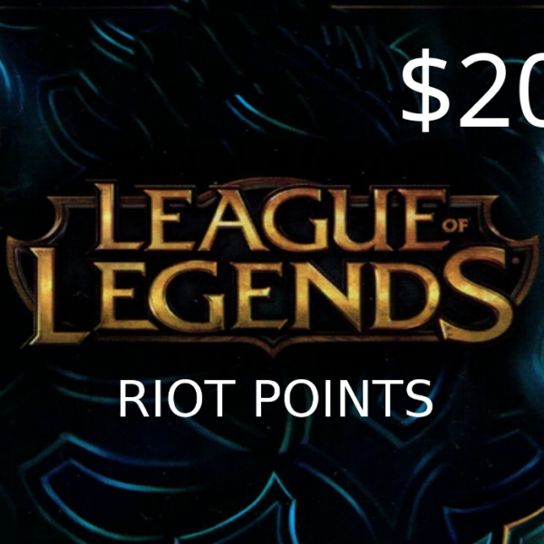 <span dir="ltr" class="cl-ltr">League of Legends 20 USD Prepaid RP Card US</span>