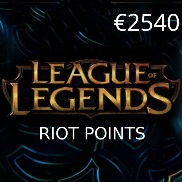 <span dir="ltr" class="cl-ltr">League of Legends 2540 RP Prepaid Card EU</span>