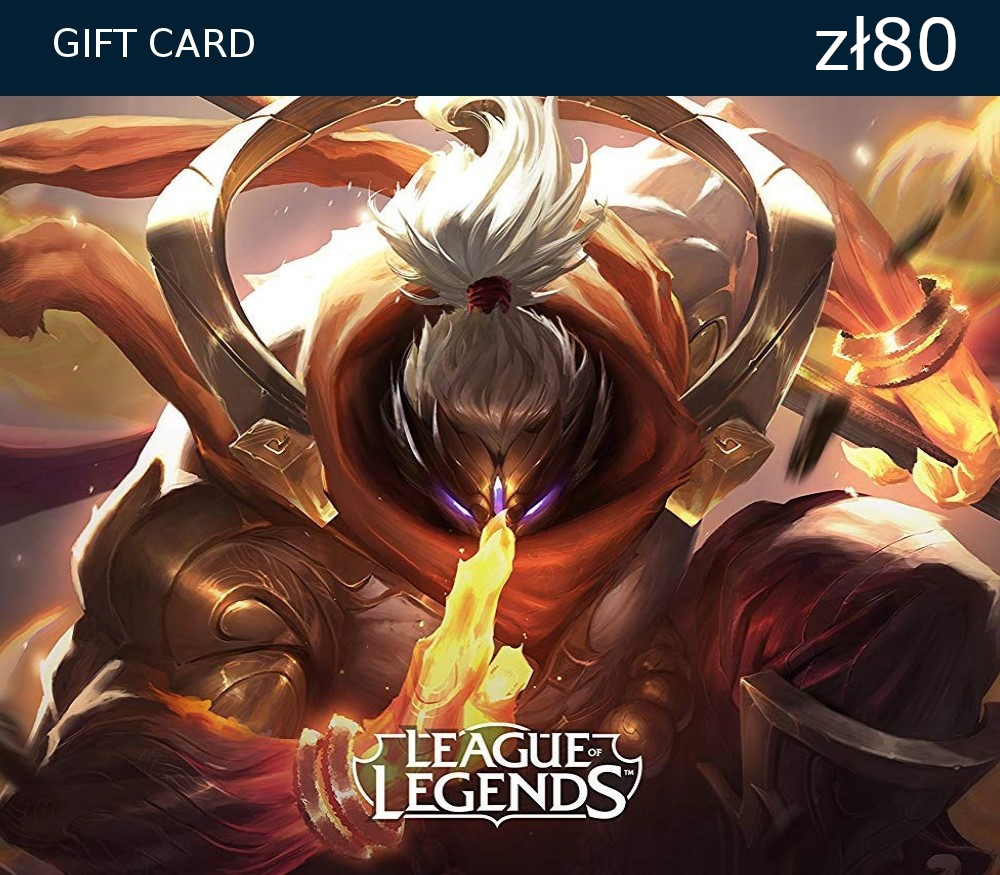 League of Legends PLN 80 Prepaid RP Card PL <span dir="ltr" class="cl-ltr">League of Legends PLN 80 Prepaid RP Card PL</span> - تصویر 1