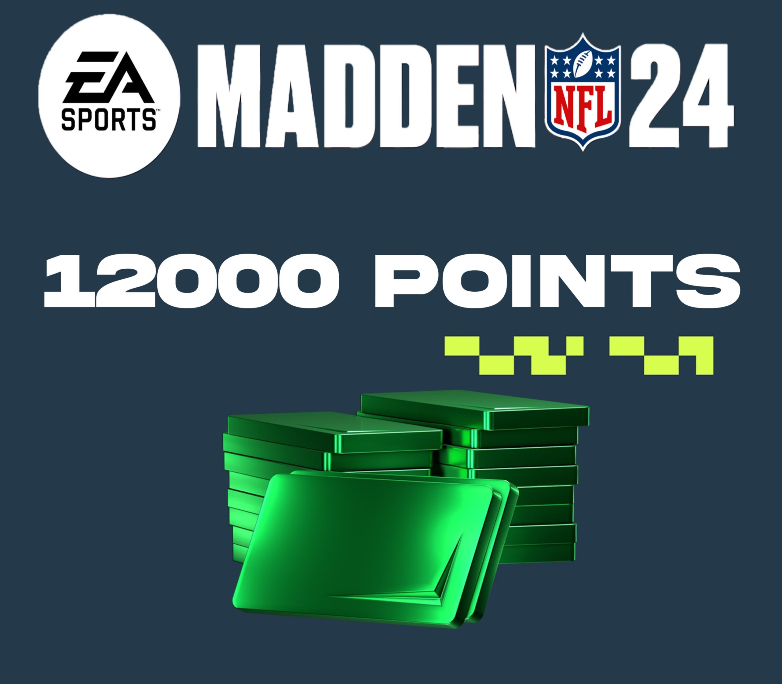 Madden NFL 24 - 12000 Ultimate Team Points XBOX One / <span dir="ltr" class="cl-ltr">Madden NFL 24 - 12000 Ultimate Team Points XBOX One /</span> - تصویر 1