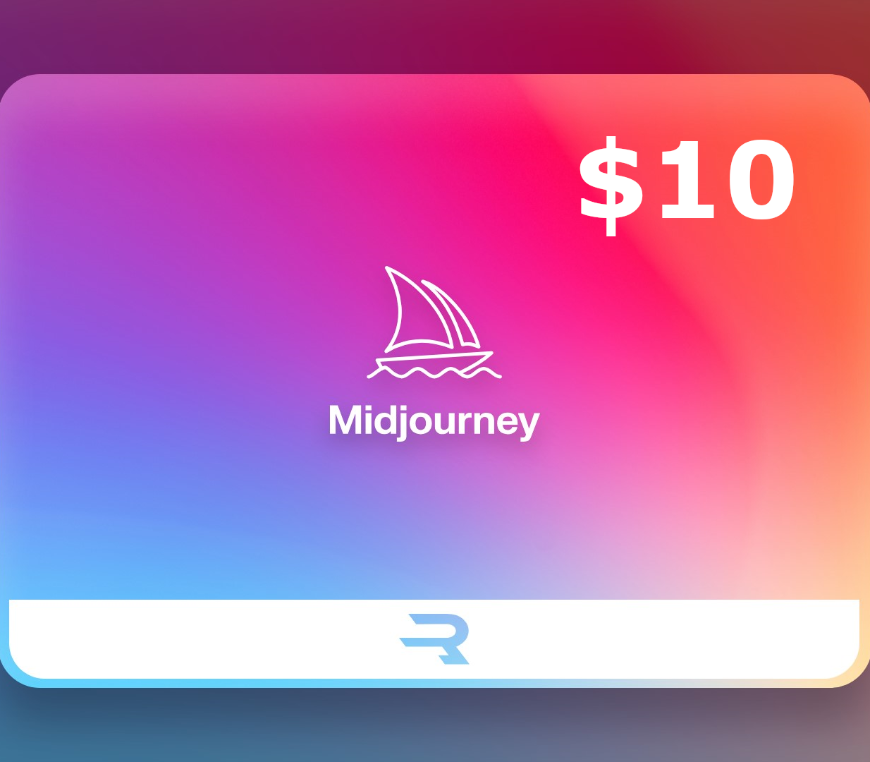 Rewarble Midjourney USD 10 Gift Card <span dir="ltr" class="cl-ltr">Rewarble Midjourney USD 10 Gift Card</span> - تصویر 1