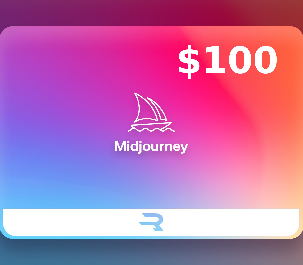 Rewarble Midjourney USD 100 Gift Card <span dir="ltr" class="cl-ltr">Rewarble Midjourney USD 100 Gift Card</span> - تصویر 1