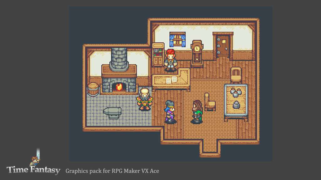RPG Maker: Time Fantasy <span dir="ltr" class="cl-ltr">RPG Maker: Time Fantasy</span> - تصویر 1