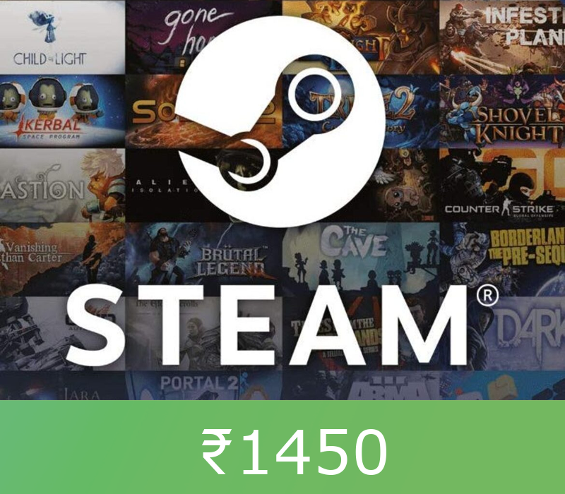 Steam Gift Card ₹1450 INR Global Activation Code <span dir="ltr" class="cl-ltr">Steam Gift Card ₹1450 INR Global Activation Code</span> - تصویر 1