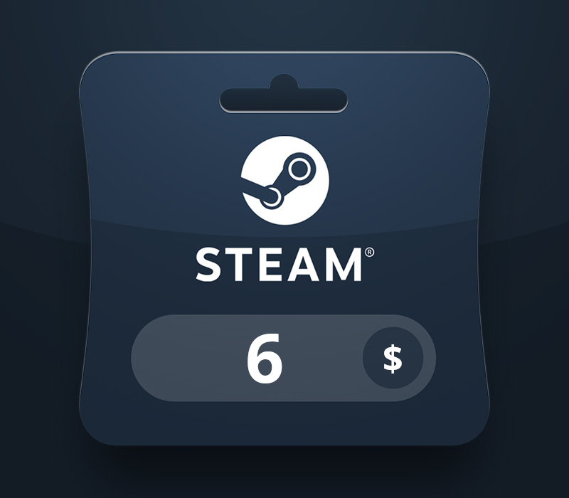 Steam Wallet USD 6 Gift Card LB <span dir="ltr" class="cl-ltr">Steam Wallet USD 6 Gift Card TN</span> - تصویر 1