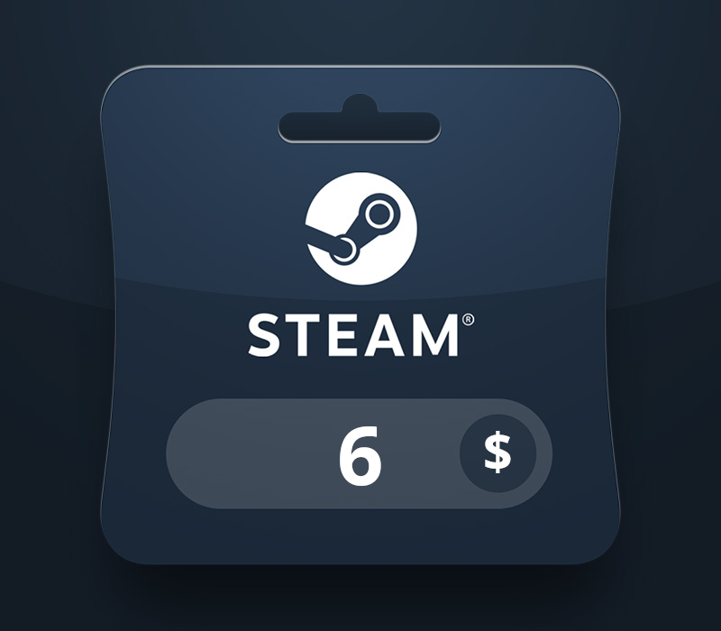 Steam Wallet USD 6 Gift Card MV <span dir="ltr" class="cl-ltr">Steam Wallet USD 6 Gift Card MV</span> - تصویر 1