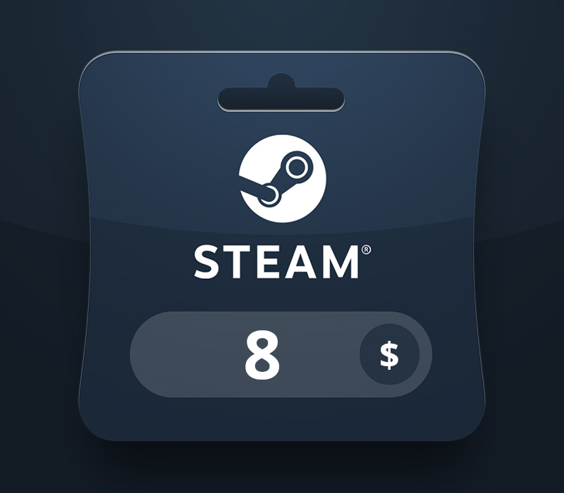 Steam Wallet USD 8 Gift Card LB <span dir="ltr" class="cl-ltr">Steam Wallet USD 8 Gift Card LB</span> - تصویر 1