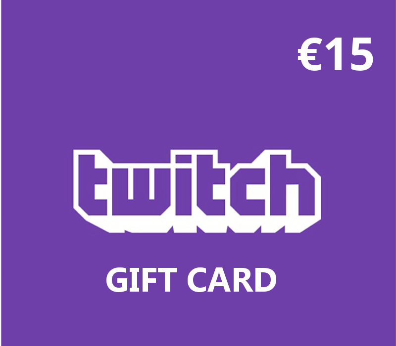 Twitch EUR 15 Gift Card ES <span dir="ltr" class="cl-ltr">Twitch EUR 15 Gift Card BE</span> - تصویر 1