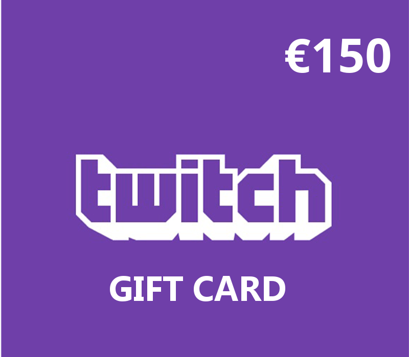 Twitch EUR 150 Gift Card DE <span dir="ltr" class="cl-ltr">Twitch EUR 150 Gift Card FR</span> - تصویر 1