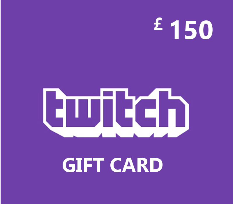 Twitch GBP 150 Gift Card UK <span dir="ltr" class="cl-ltr">Twitch GBP 150 Gift Card UK</span> - تصویر 1