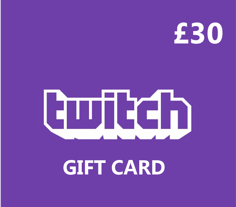 Twitch GBP 30 Gift Card UK <span dir="ltr" class="cl-ltr">Twitch GBP 30 Gift Card UK</span> - تصویر 1