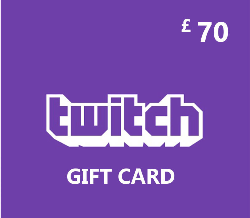 Twitch GBP 70 Gift Card UK <span dir="ltr" class="cl-ltr">Twitch GBP 70 Gift Card UK</span> - تصویر 1