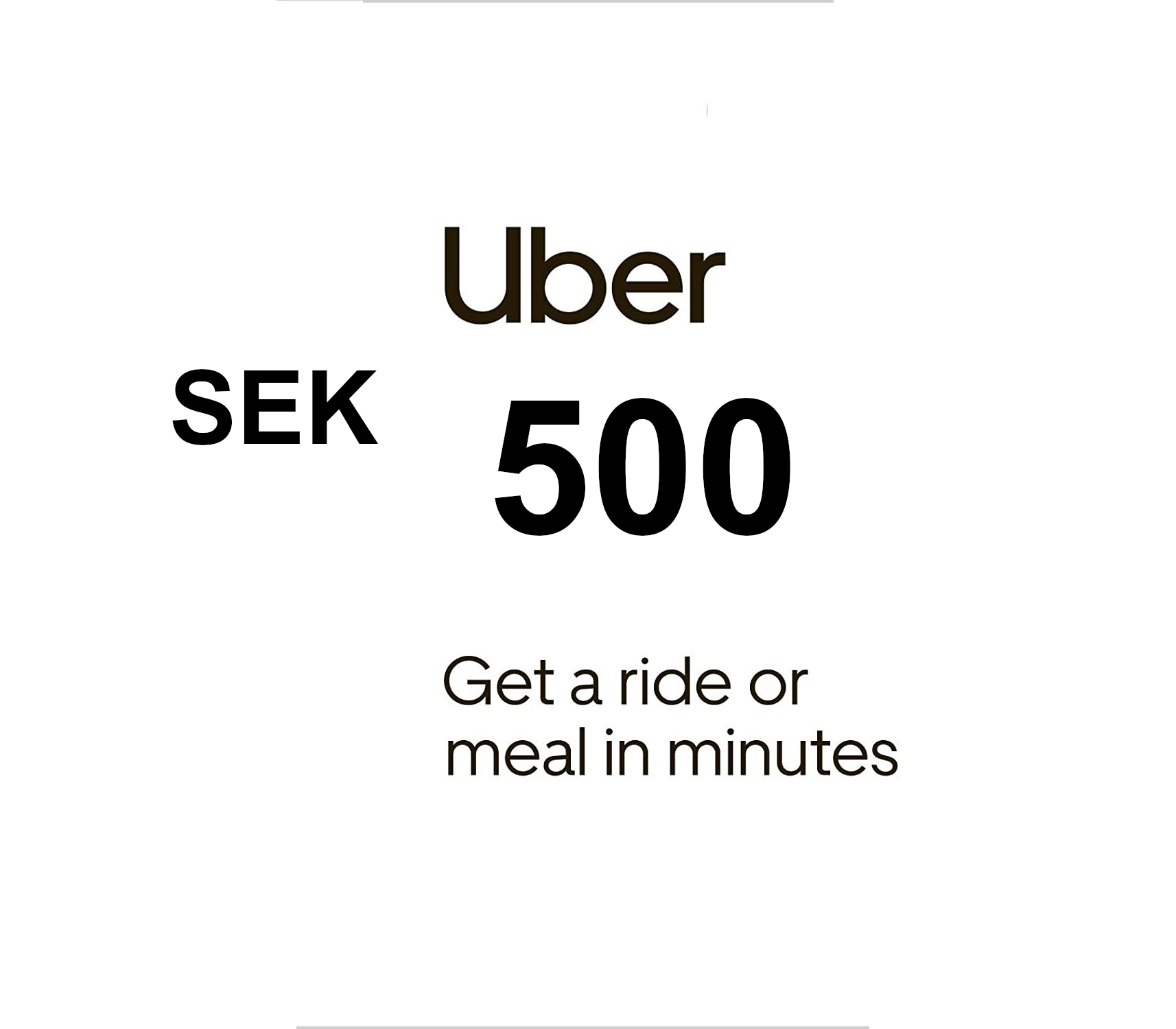 Uber 500 SEK Voucher SE <span dir="ltr" class="cl-ltr">Uber 500 SEK Voucher SE</span> - تصویر 1