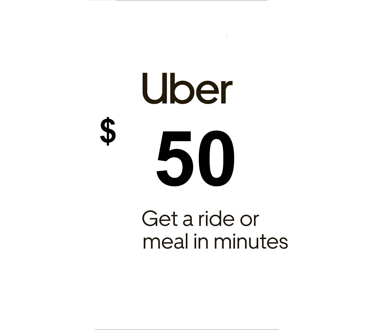 Uber USD 50 Voucher <span dir="ltr" class="cl-ltr">Uber USD 50 Voucher</span> - تصویر 1
