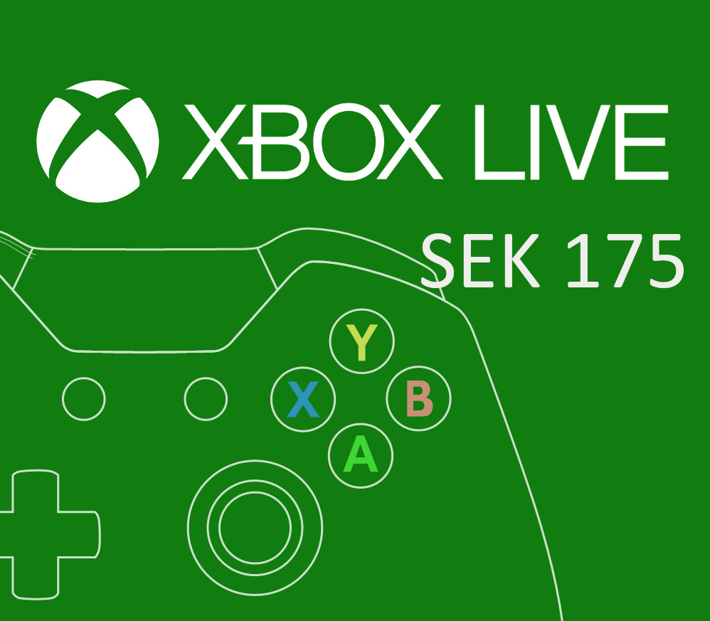 XBOX Live 175 SEK Prepaid Card SE <span dir="ltr" class="cl-ltr">XBOX Live 175 SEK Prepaid Card SE</span> - تصویر 1