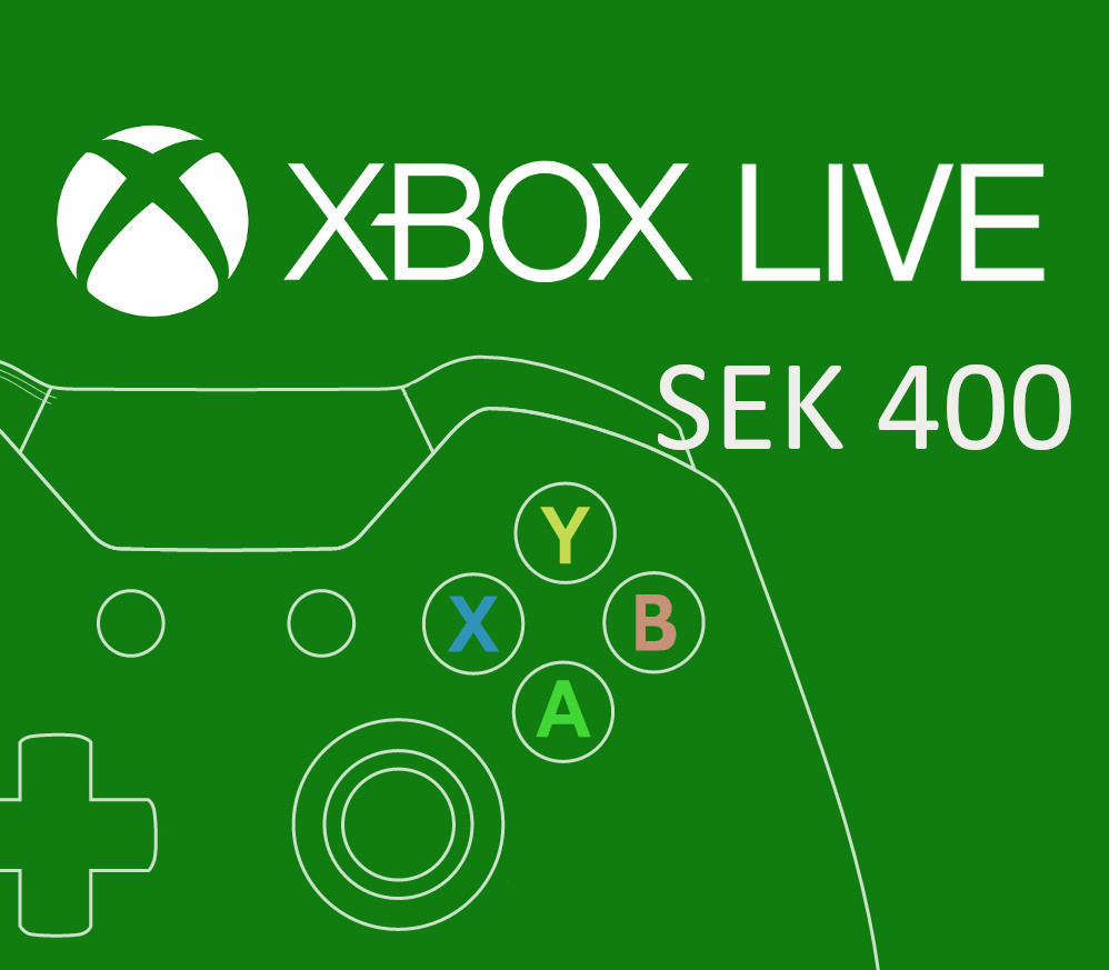 XBOX Live 400 SEK Prepaid Card SE <span dir="ltr" class="cl-ltr">XBOX Live 400 SEK Prepaid Card SE</span> - تصویر 1