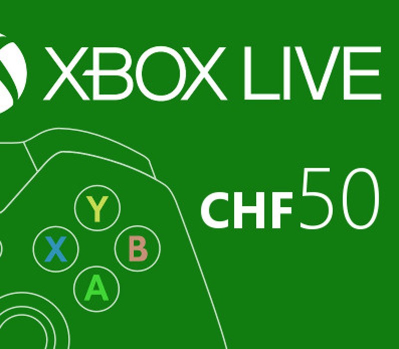 XBOX Live 50 CHF Prepaid Card CH <span dir="ltr" class="cl-ltr">XBOX Live 50 CHF Prepaid Card CH</span> - تصویر 1