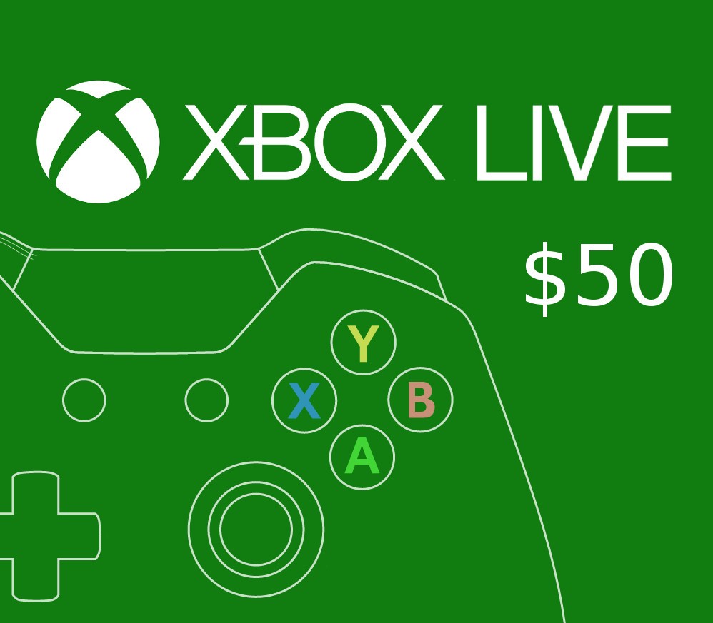 XBOX Live $50 Prepaid Card CA <span dir="ltr" class="cl-ltr">XBOX Live $50 Prepaid Card CA</span> - تصویر 1