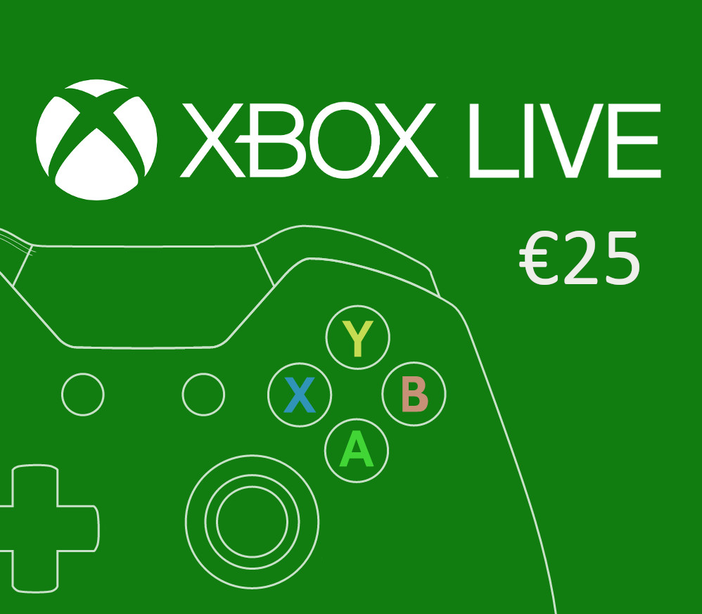 XBOX Live €25 Prepaid Card EU <span dir="ltr" class="cl-ltr">XBOX Live €25 Prepaid Card EU</span> - تصویر 1