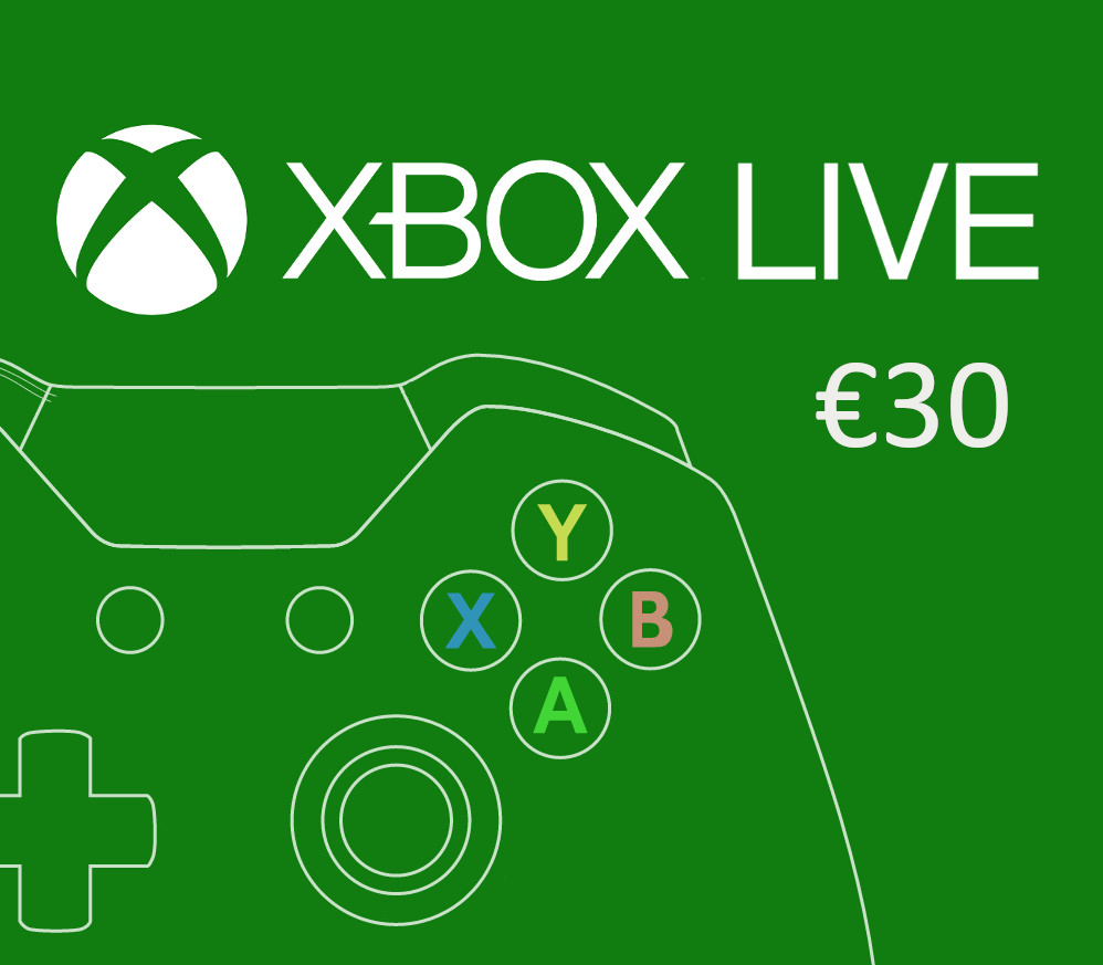 XBOX Live €30 Prepaid Card <span dir="ltr" class="cl-ltr">XBOX Live €30 Prepaid Card</span> - تصویر 1