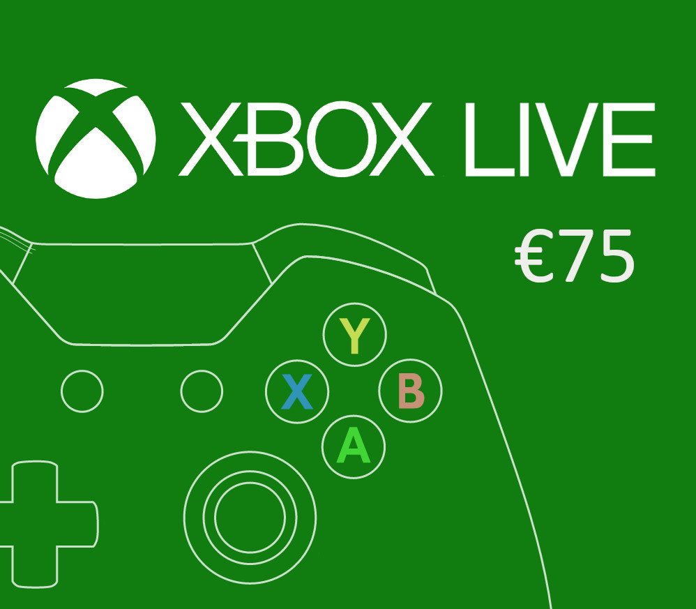 XBOX Live €75 Prepaid Card BE <span dir="ltr" class="cl-ltr">XBOX Live €75 Prepaid Card BE</span> - تصویر 1